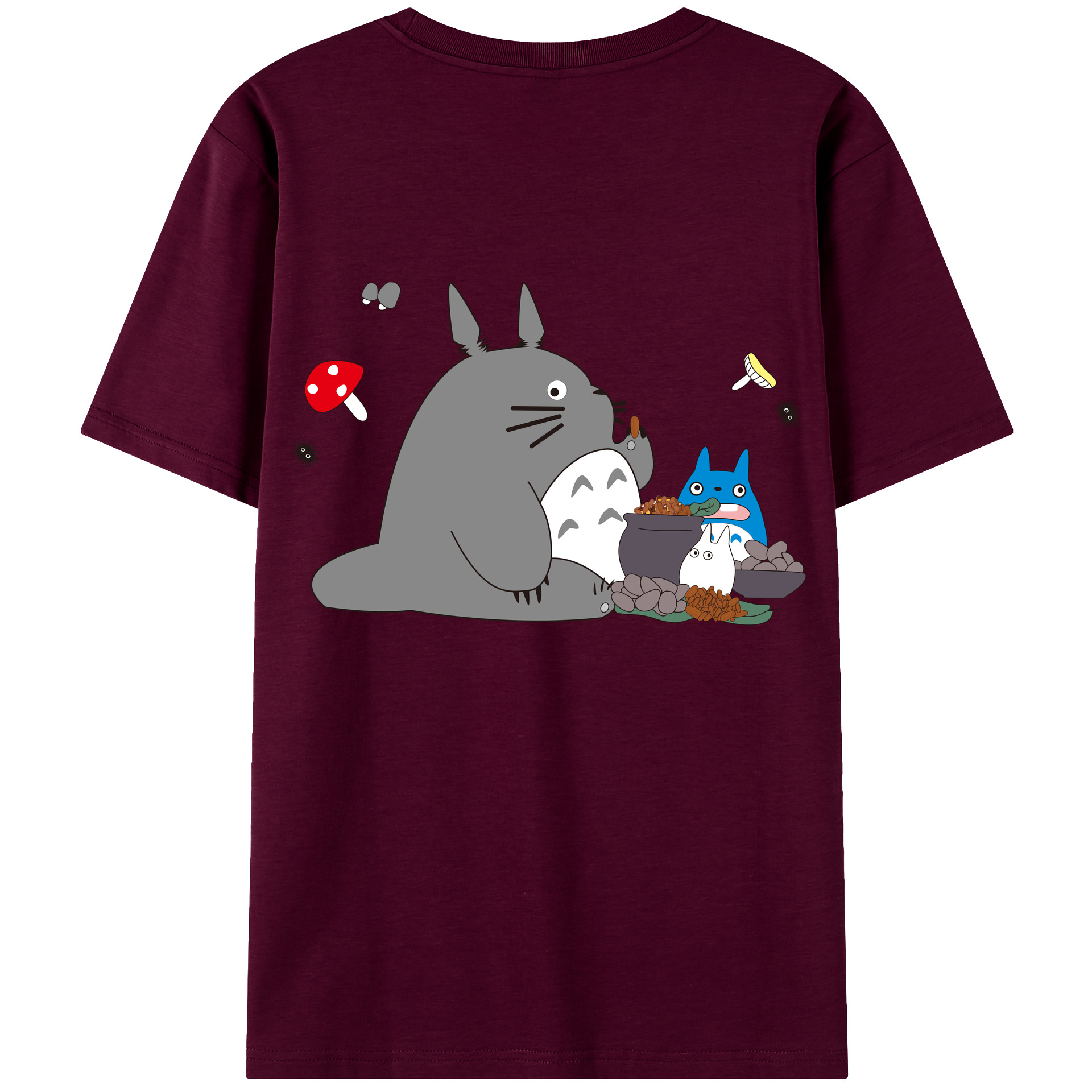 （画像用） となりのトトロ 草壁メイ 草壁サツキ My Neighbor Totoro Satsuki Kusakabe Mei Kusakabe レディース半袖Tシャツ(バックプリント)